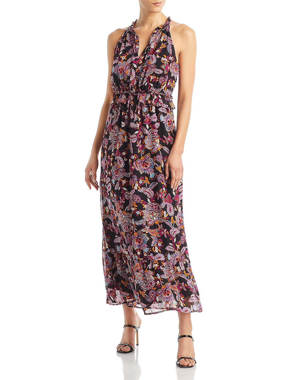 Womens Paisley Long Maxi Dress 887510256529 Small RT $118.0