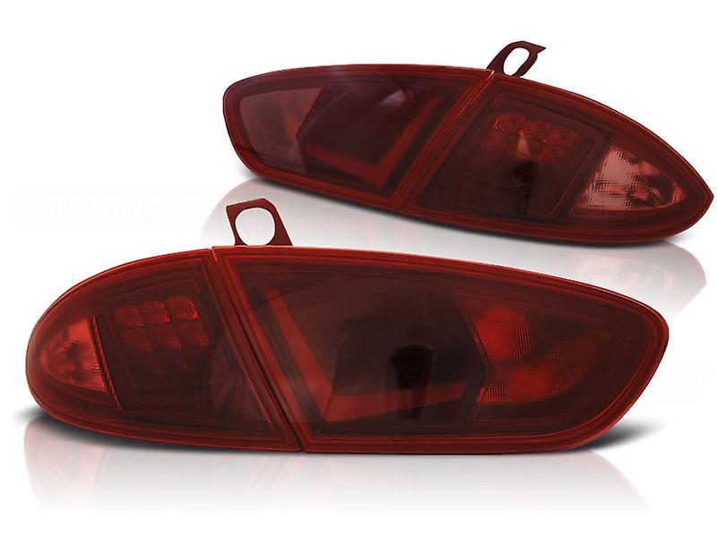 Tuning-Tec Achterlichten SEAT LEON 03 09-12 ROOD LED STRIP Complete Set (links En Rechts)