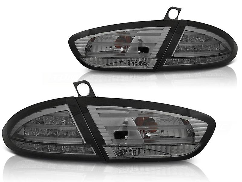 Tuning-Tec Achterlichten SEAT LEON 03 09-12 SMOKE LED Complete Set (links En Rechts)