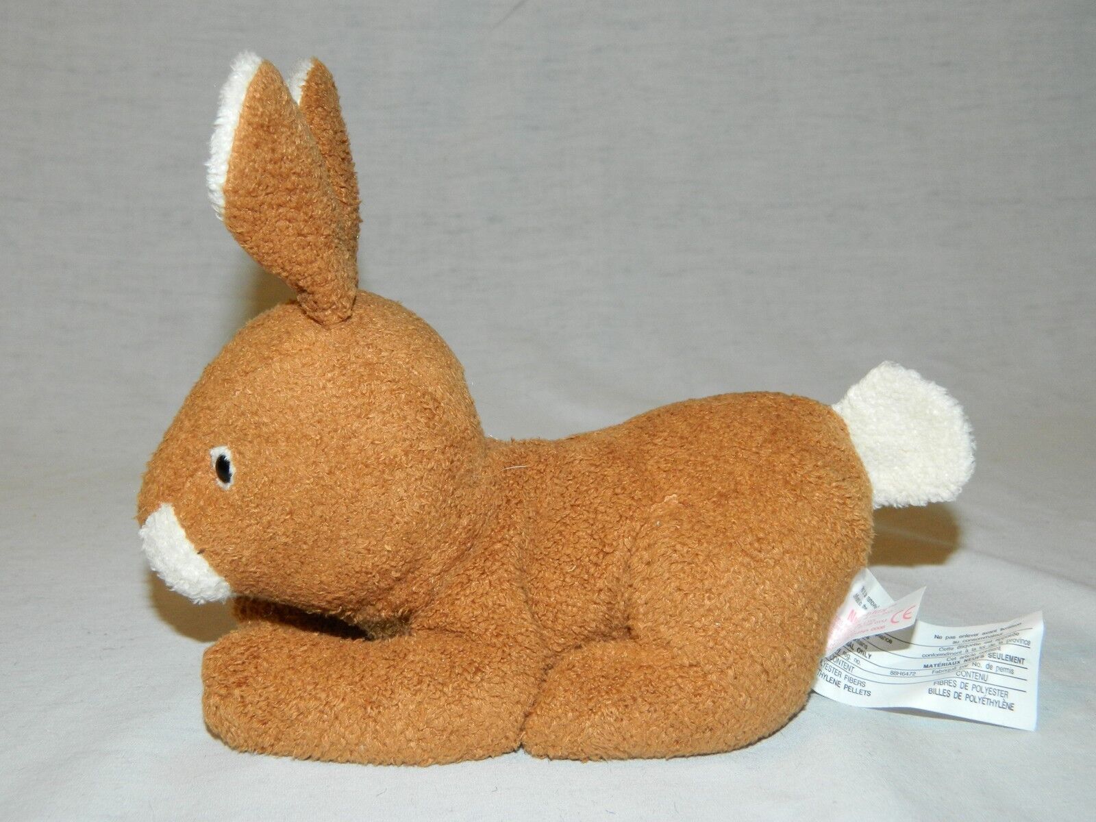 Russ Luv Pets Nubbles Bunny Rabbit BROWN Chamois Feel 6