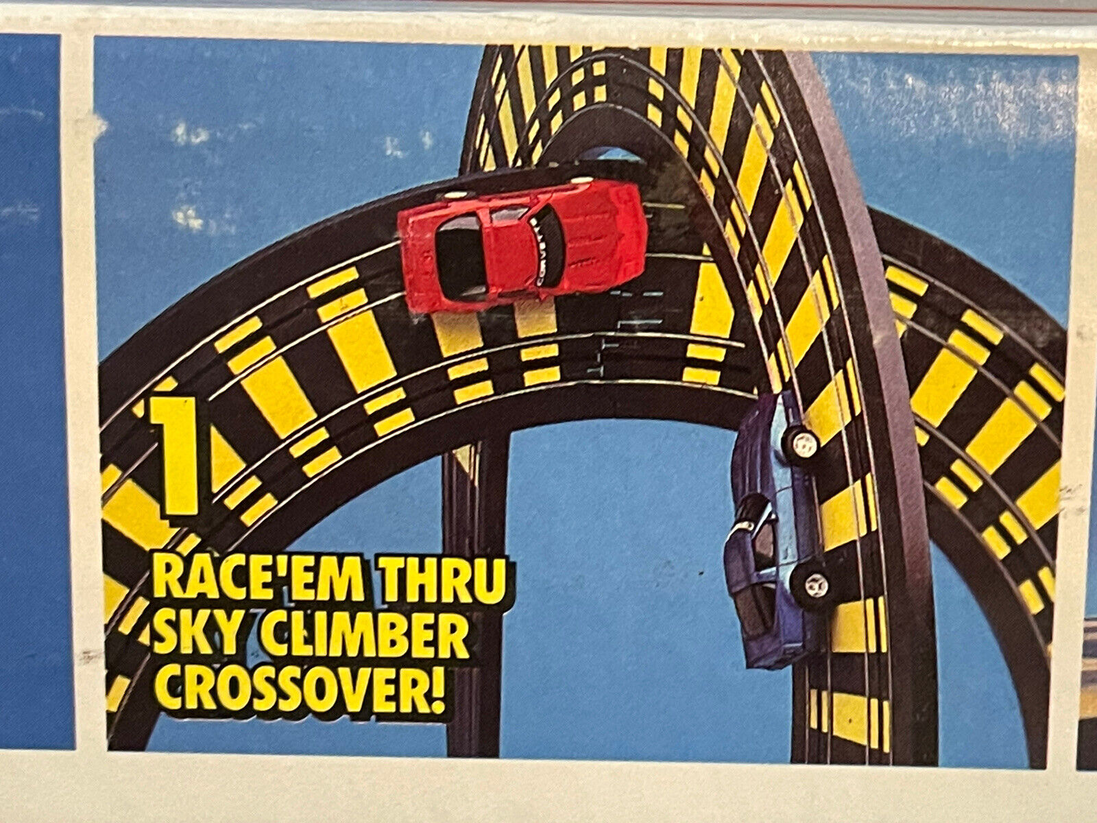 1989 Vintage Tyco Sky Climber Cliff Hangers Slot Car Track in Box No. 6229 XLNT thumbnail