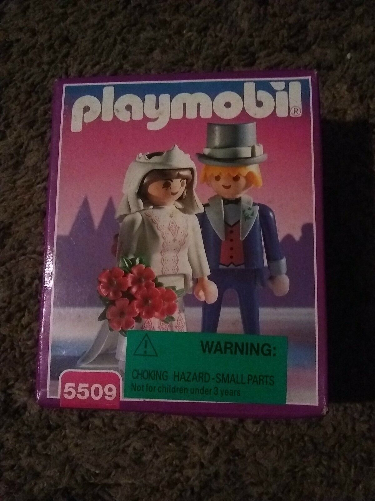 Rare Vintage Playmobil Victorian Wedding Bride & Groom 5509 NIP 1995