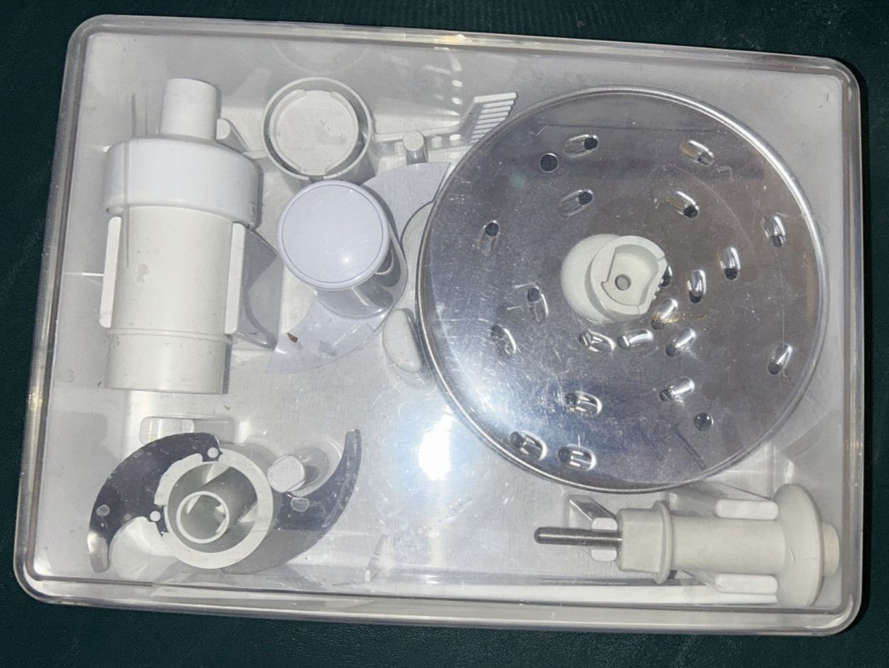 KitchenAid Food Processor Juicer Accessories 12-Cup & 4-Cup Bowls KFPW760 White thumbnail