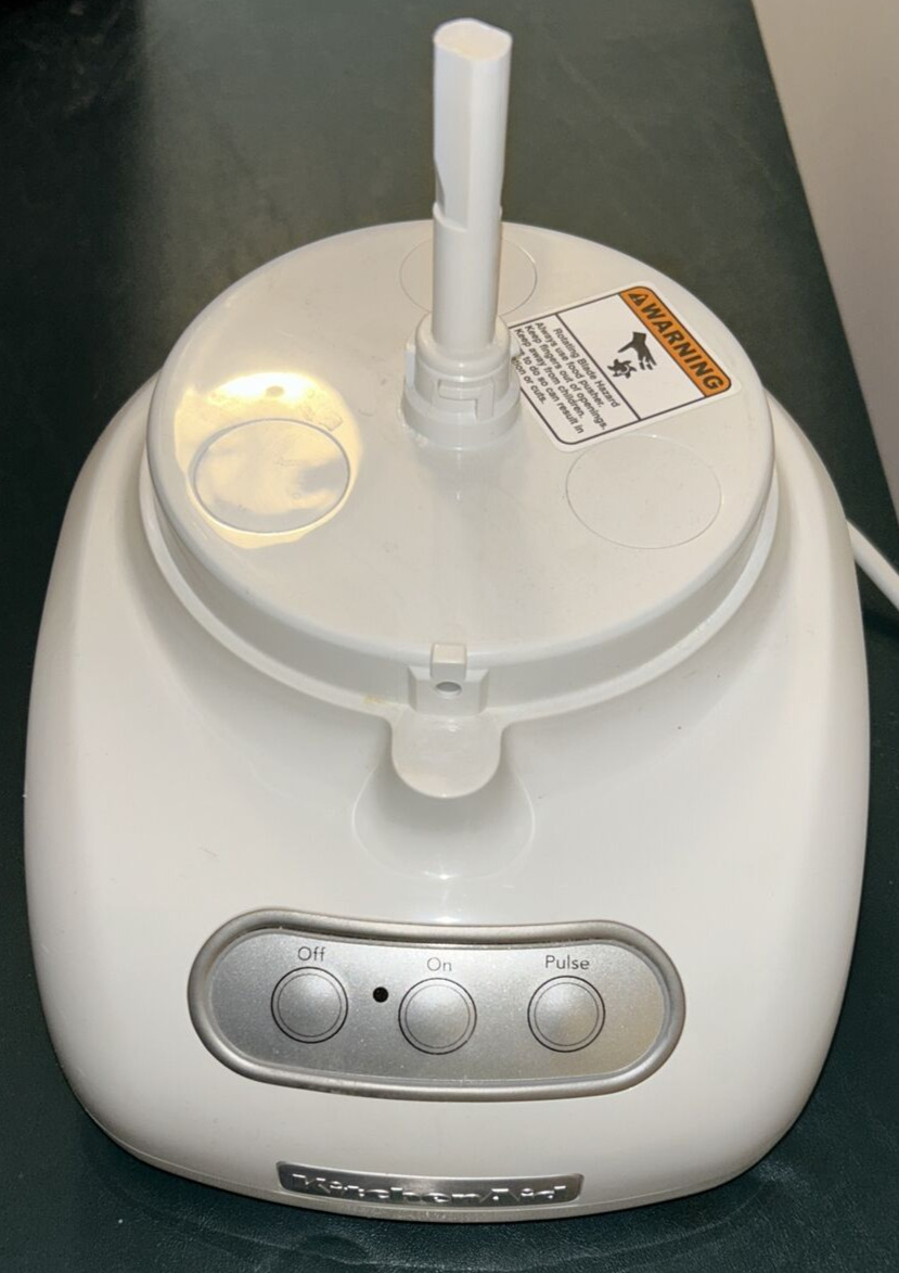 KitchenAid Food Processor Juicer Accessories 12-Cup & 4-Cup Bowls KFPW760 White thumbnail