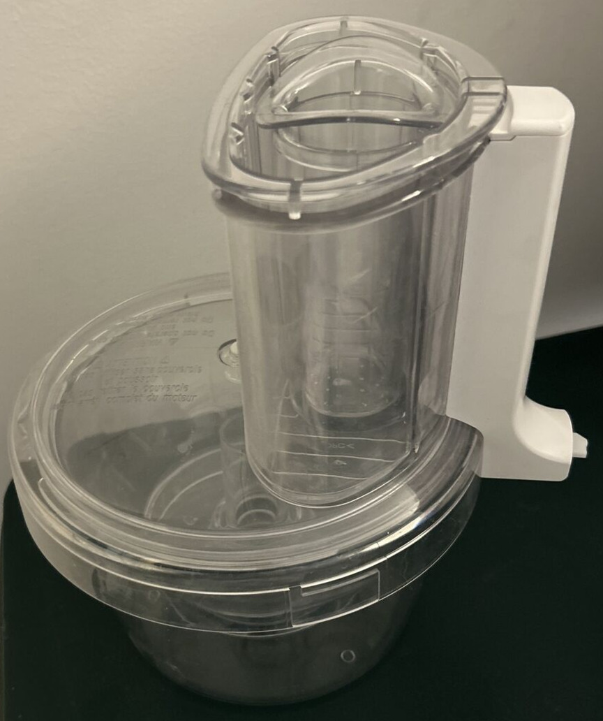 KitchenAid Food Processor Juicer Accessories 12-Cup & 4-Cup Bowls KFPW760 White thumbnail