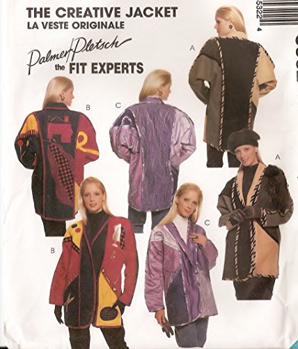 McCall's 8532 Sewing Pattern Full Figure Creative Jacket Palmer & Pletsch Size 16 - 18
