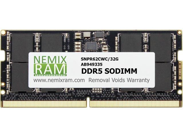 NEMIX RAM 32GB (1X32GB) DDR5 4800MHZ Non-ECC SODIMM Compatible with Dell Precision 3460 Small Form Factor