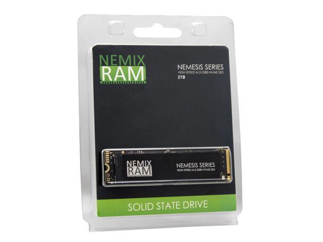 NEMIX RAM Nemesis Series 2TB M.2 2280 Gen4 PCIe NVMe SSD Write Speeds up to 7415mbps Compatible with Dell Precision 3460 Small Form Factor