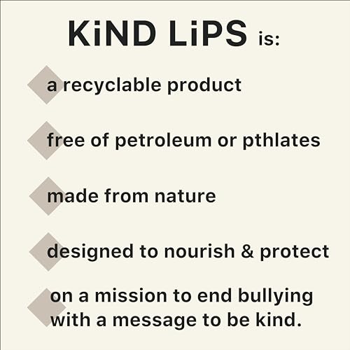 Kind Lips Lip Balm, Nourishing Soothing Lip Moisturizer for Dry Cracked Chapped Lips, Made in Usa with 100% Natural USDA Organic Ingredients, Sweet Mi thumbnail