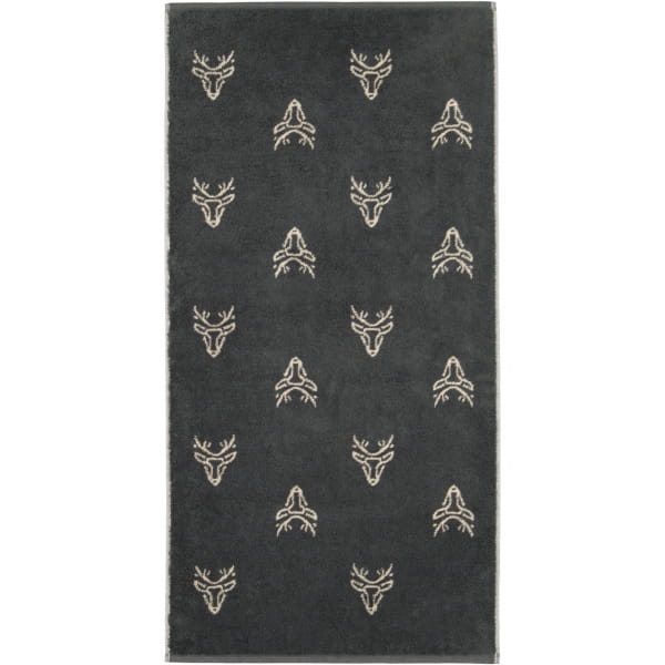 Cawö Handtücher Alpenchic Edition Allover 6229 - Farbe: Granit - 73 - Handtuch 50x100 Cm thumbnail
