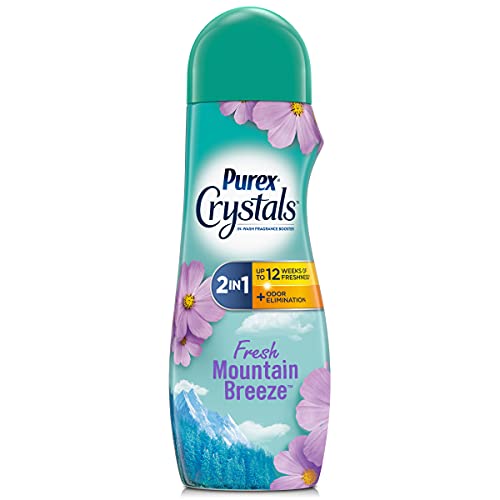 Purex Crystals in-Wash Fragrance and Scent Booster, Fresh Mountain Breeze, 21 Ounce