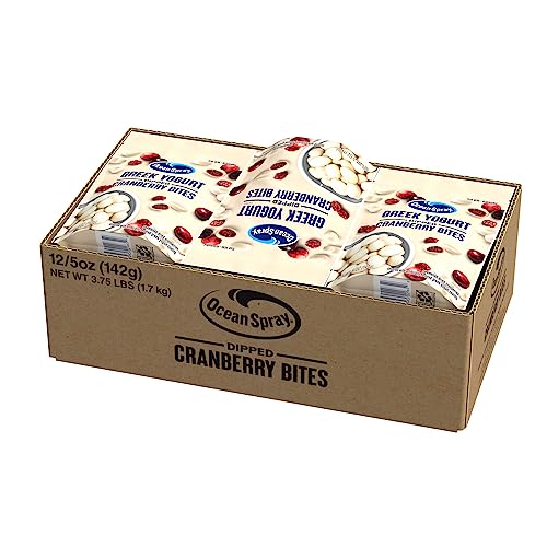 Ocean Spray Greek Yogurt Dipped Cranberry Bites, 5.0 Oz, Pack of 12 Bites thumbnail