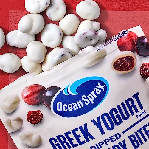 Ocean Spray Greek Yogurt Dipped Cranberry Bites, 5.0 Oz, Pack of 12 Bites thumbnail