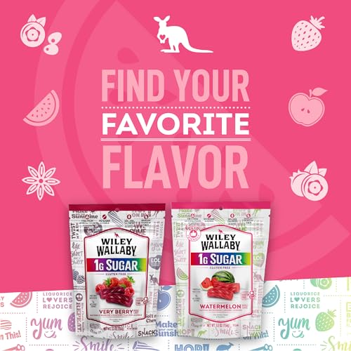 Wiley Wallaby, Wiley Wallaby Watermelon Low Sugar Licorice, 5.5 Oz (Case of 8) thumbnail
