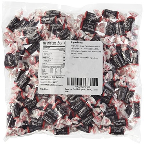 Tootsie Roll Midgees, Bulk, 16 Oz
