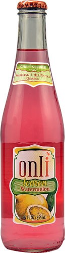 Onli All Natural Sparkling Ginseng Water Lemon Watermelon - 12 Fl Oz Pack of 2