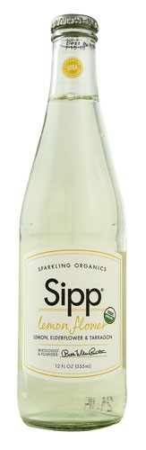 Sipp Sparkling Organics Eco Beverage Lemon Flower - 12 Fl Oz