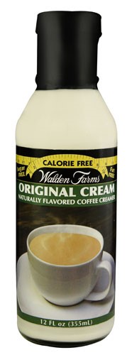 Walden Farms Naturally Flavored Calorie Free Coffee Creamer Original Cream - 12 Fl Oz Pack of 6