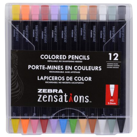 Zebra Pen Zensations Colored Bold Mechanical Pencils, Assorted, 12 Ct | CVS