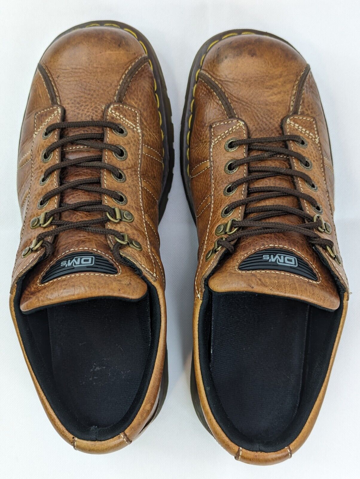 VTG Dr Martens Oxford Shoe, Men 13, Brown Leather 9764 Slip Oil Resistant Work thumbnail