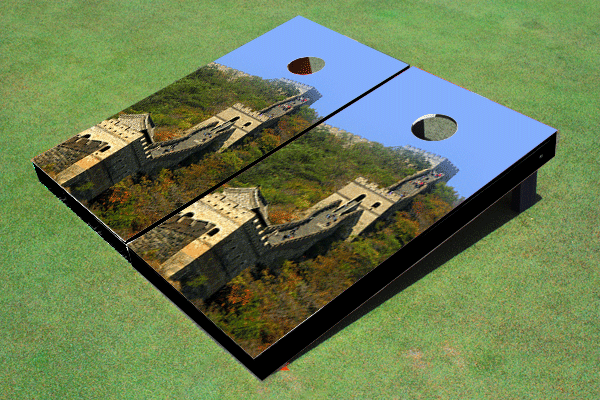 Great Wall Themed Cornhole Boards