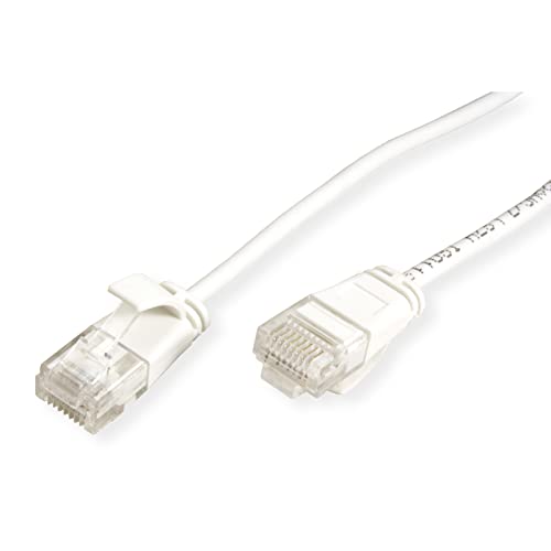 ROLINE GREEN UTP Patch Cable Cat.6A (Class EA), Halogen-Free, Slim, White, 1.5 M thumbnail