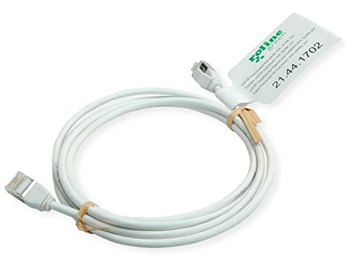 ROLINE GREEN U/FTP Patch Cable Cat.6A (Class EA), LSOH, Slim, Grey, 1 M thumbnail