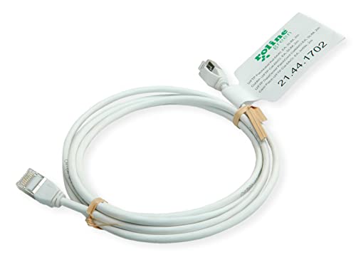 ROLINE GREEN U/FTP Patch Cable Cat.6A (Class EA), LSOH, Slim, Black, 0.3 M thumbnail