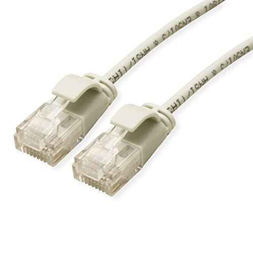ROLINE GREEN UTP Patch Cable Cat.6A (Class EA) Halogen-Free, Slim, Grey, 2 M
