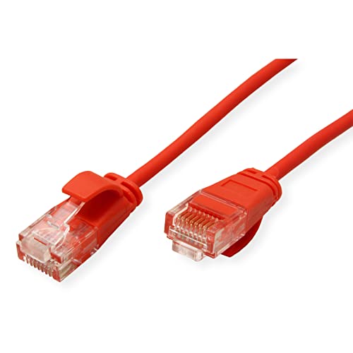 ROLINE GREEN UTP Patch Cable Cat.6A (Class EA), Halogen-Free, Slim, Red, 5 M thumbnail