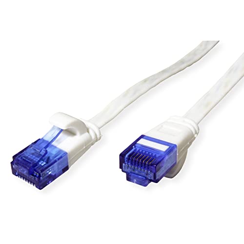 VALUE Patch Cable Cat.6A (Class EA) UTP Extra Flat White 1m thumbnail