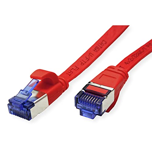 Value 2m Cat.6A (Class EA) FTP Extra Flat Patch Cable Red thumbnail