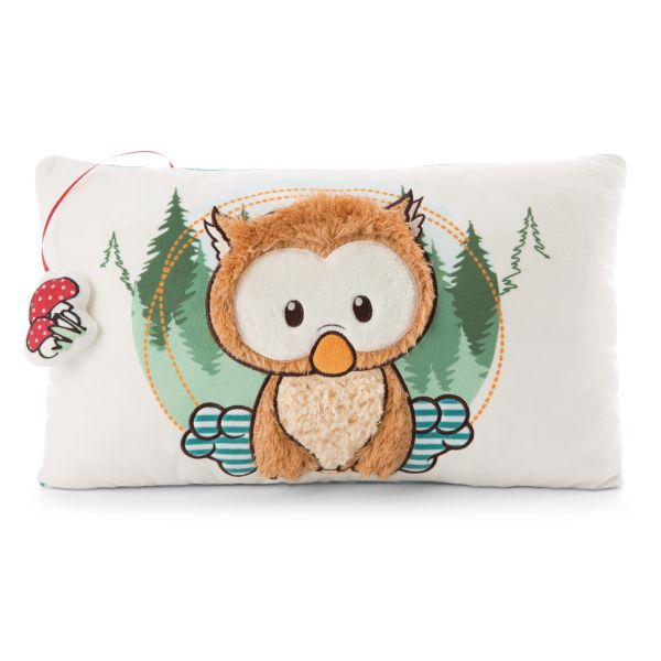 Nici: Owlino Bébi Bagoly Plüss Párna - 43 X 25 Cm