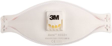 3M Aura 9332+ FFP3 Valved Dust/Mist Respirators (PK-10)