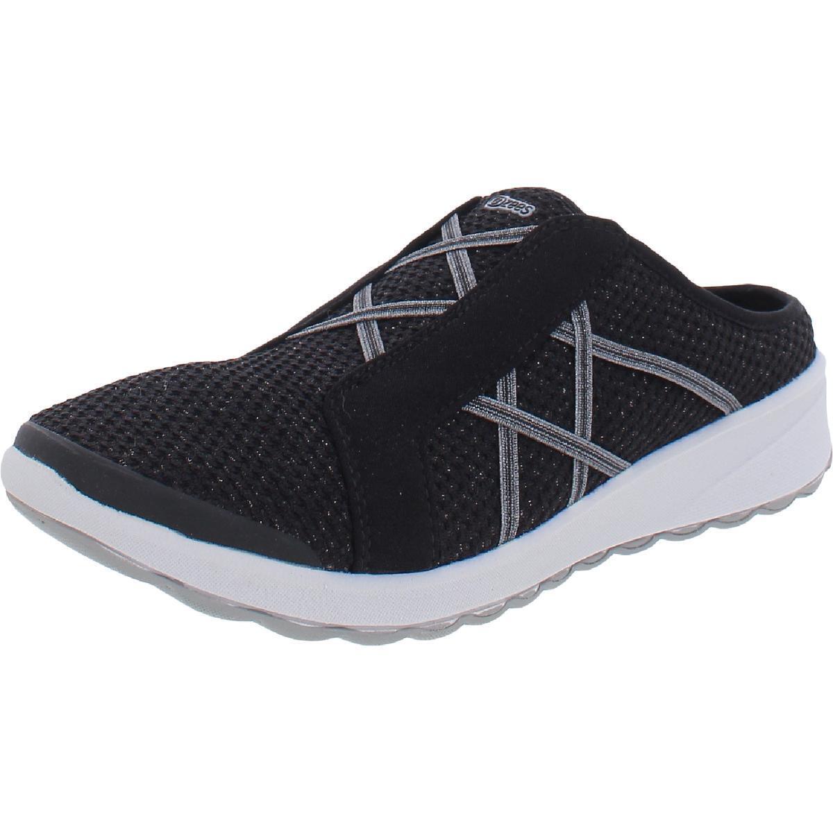 Bzees Womens Golden Black Slip on Slides Mules Shoes 10 Medium (B,M) BHFO 7668