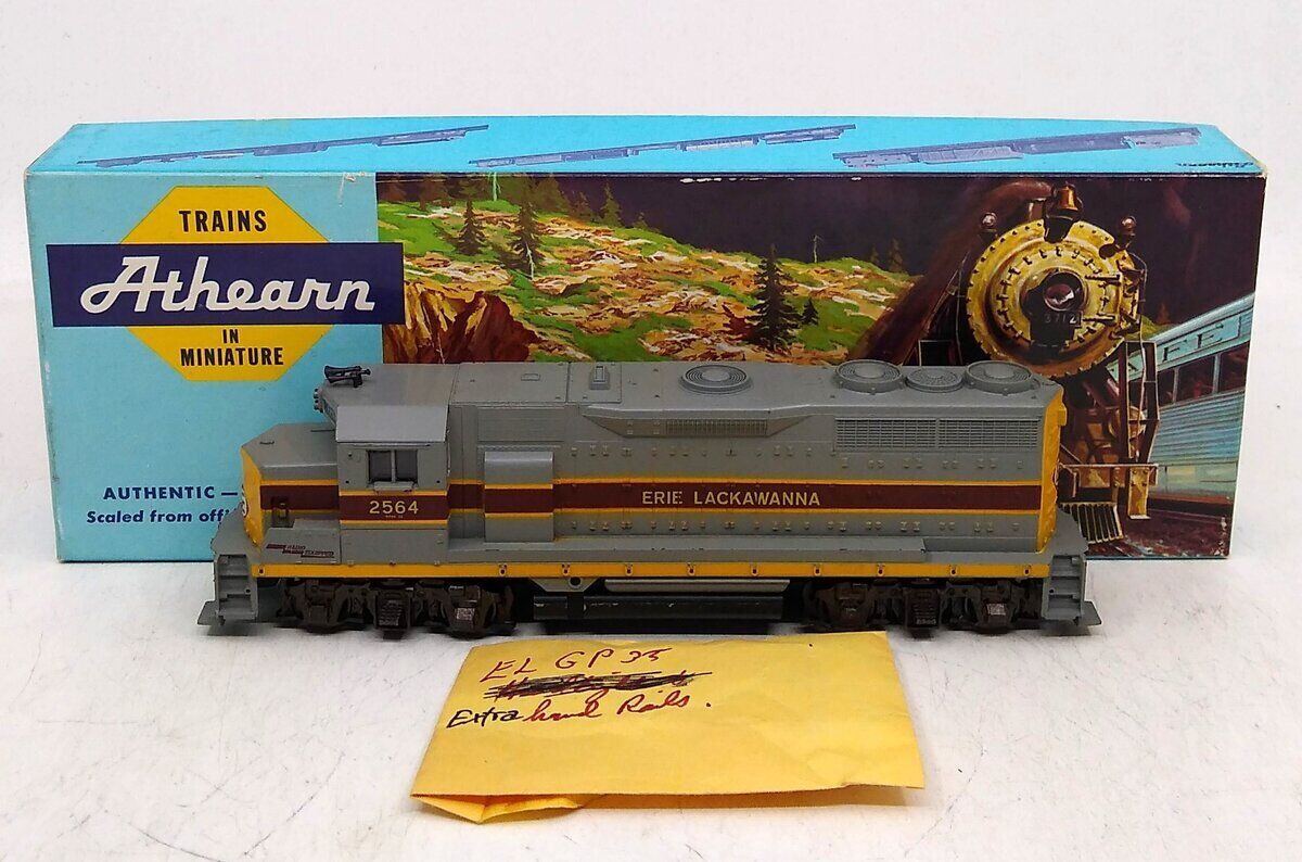 Athearn 4208 HO Custom Erie Lackawanna GP35 Powered Diesel Locomotive #2564 EX
