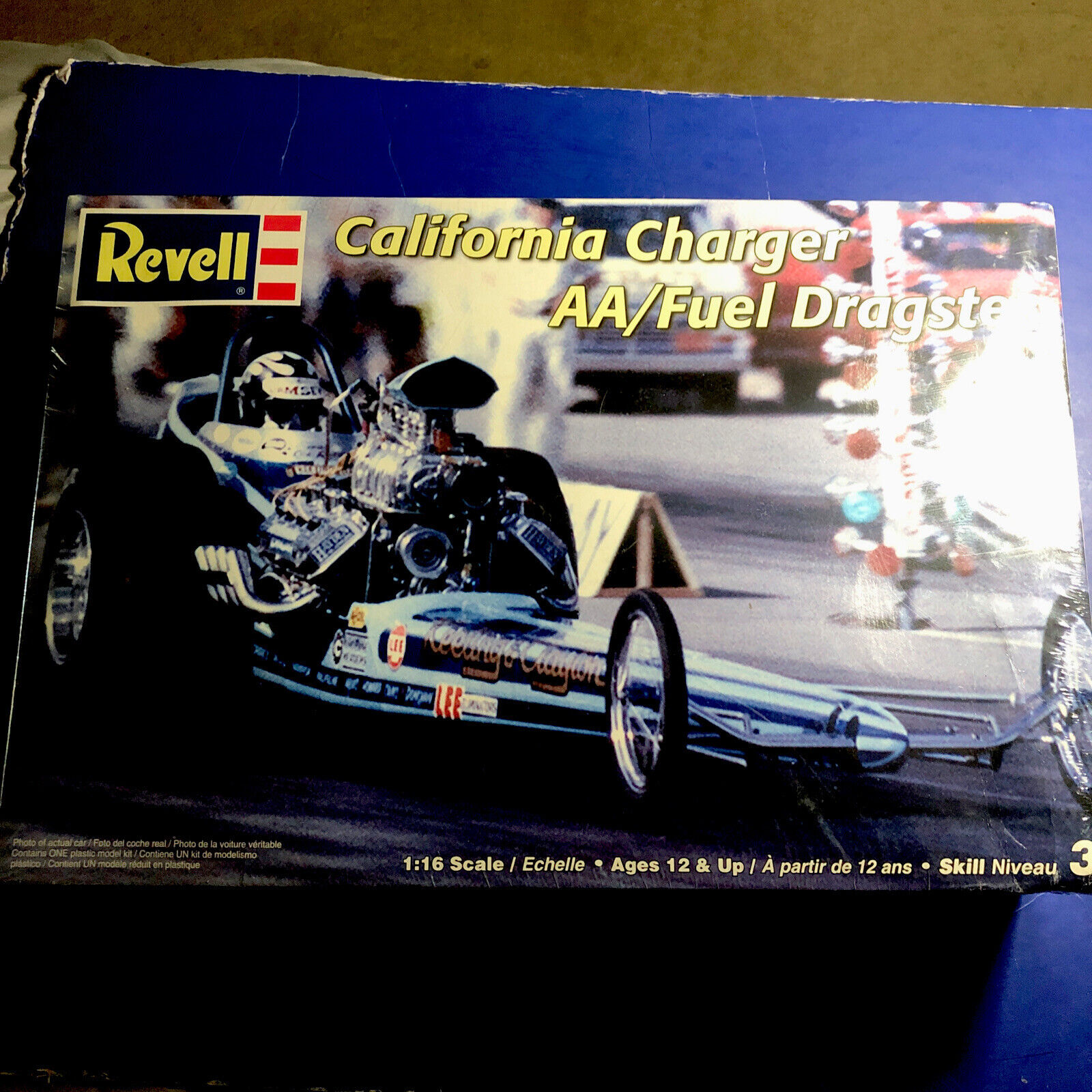 REVELL 1/16 CALIFORNIA CHARGER AA FUEL DRAGSTER F/S#7681 Model Kit F/S in 05 L/1 thumbnail