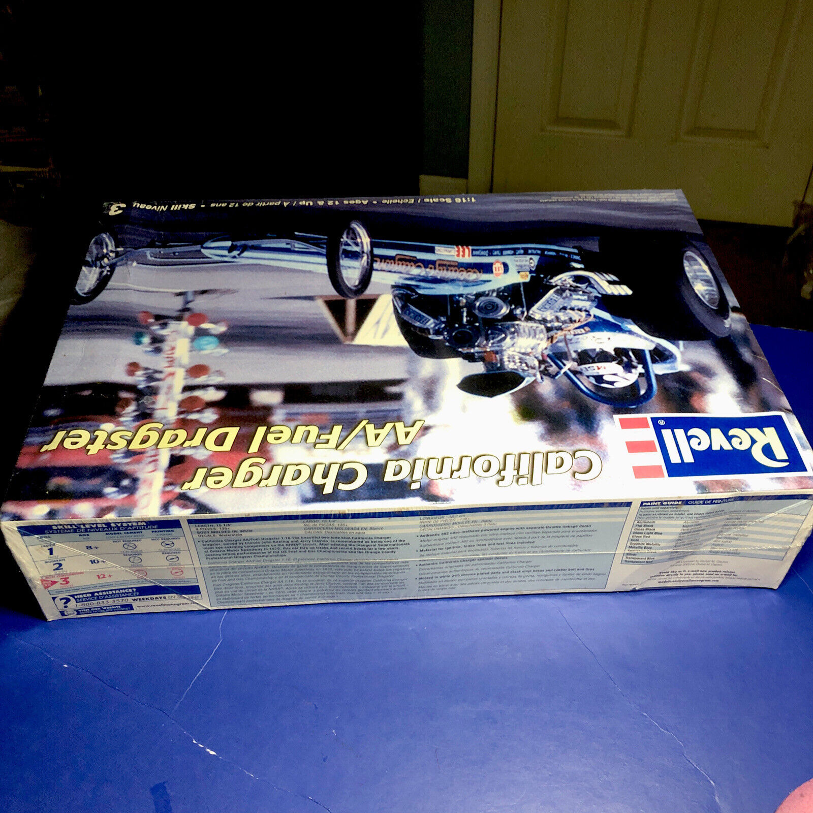 REVELL 1/16 CALIFORNIA CHARGER AA FUEL DRAGSTER F/S#7681 Model Kit F/S in 05 L/1 thumbnail