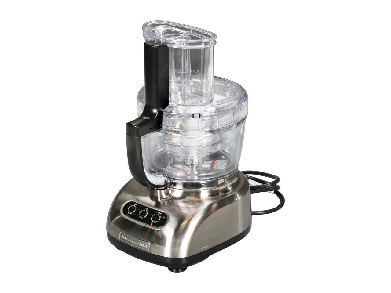 KitchenAid 12 Cup Ultra Food Processor KFPM770NK Brushed Nickle Blender