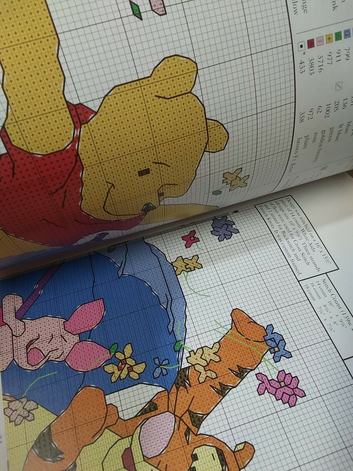 Disney Seasons of Fun with Pooh & Friends Cross Stitch Patterns Leisure Arts *BB thumbnail