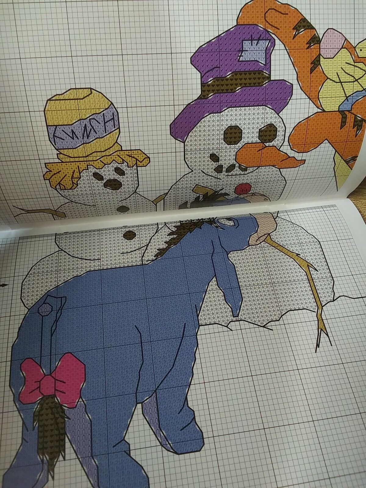 Disney Seasons of Fun with Pooh & Friends Cross Stitch Patterns Leisure Arts *BB thumbnail