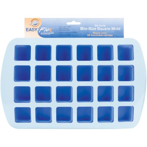 2105-4890, Wilton Easy-Flex 24 Cavity Bite-Size Square Mold