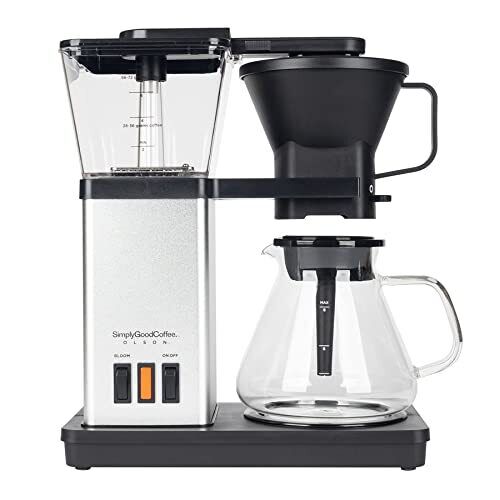 SimplyGoodCoffee Brewer - the Best Automatic Drip Coffee Flavor Possible at the Flip of a Switch