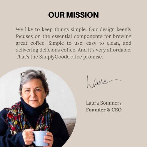 SimplyGoodCoffee Brewer - the Best Automatic Drip Coffee Flavor Possible at the Flip of a Switch