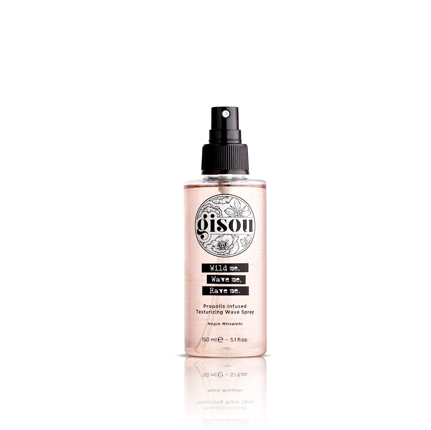 Gisou Propolis Infused Texturizing Wave Spray to Create Beachy Waves, Body and