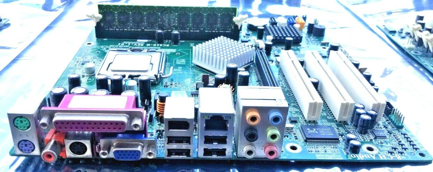 PCI Express 5188-5588 MOTHERBOARD + 3.2GHz INTEL PENTIUM 4 SL7Z8 + 1GB RAM thumbnail