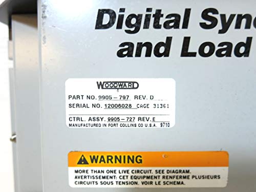 Woodward 9905-797 Rev D Digital Synchronizer and Load Control PLC Relay 9905797 thumbnail