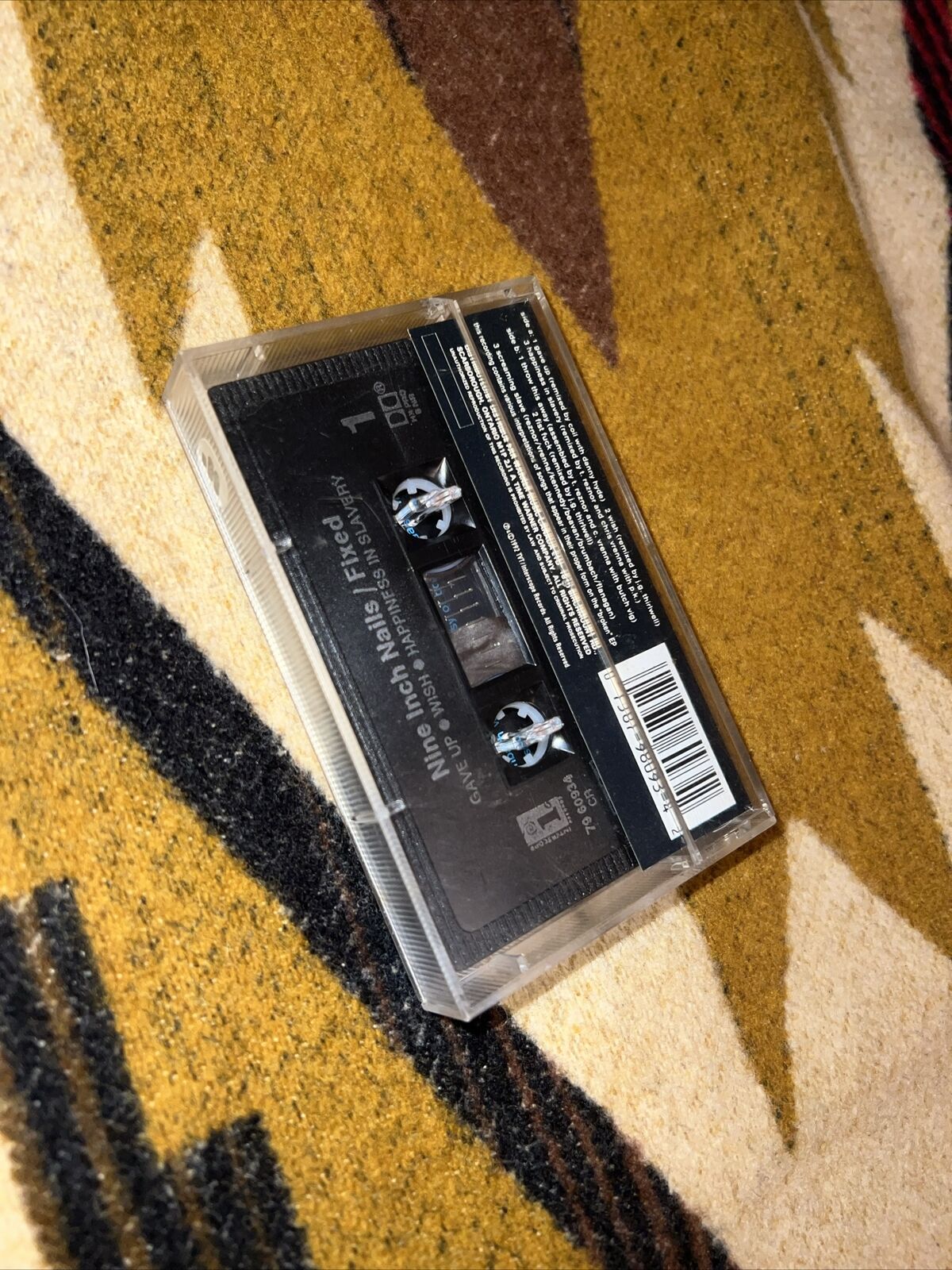 Rare Vintage Nine Inch Nails Fixed Cassette Music Tape 1992 Tested- Interscope thumbnail