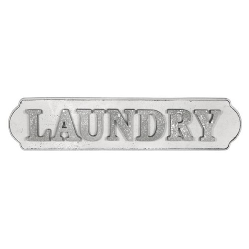Wooden Wall Art with Popout Letter, Laundry