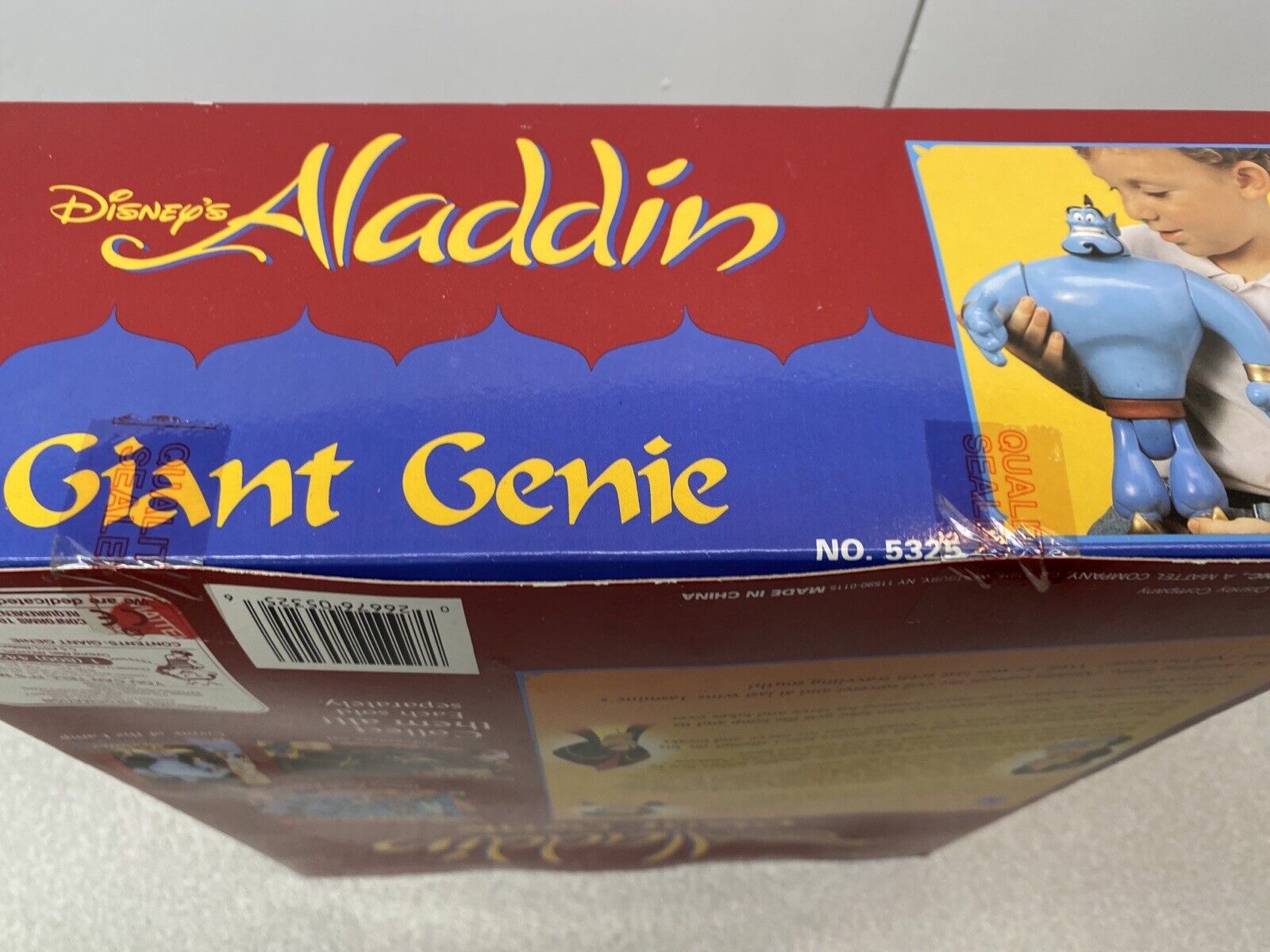 Vintage Mattel 1992 Aladdin Giant Genie Disney Action Figure #5325 New in Box thumbnail